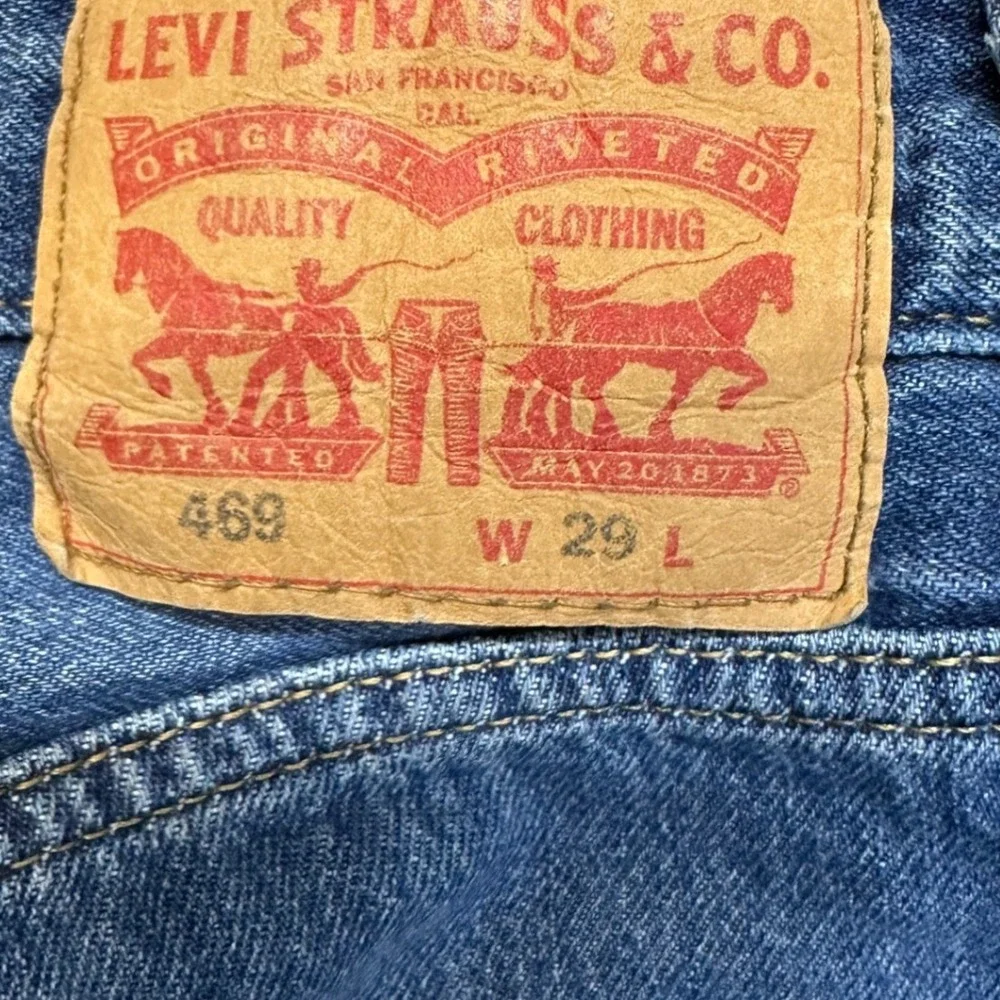 Levi's 469 Denim Shorts Mens 29 Blue Excellent Cotton‎ WaterLess